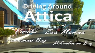 Driving Around - Coastal Route of Piraiki - Zea Marina - Pasalimani Bay - Mikrolimano Bay