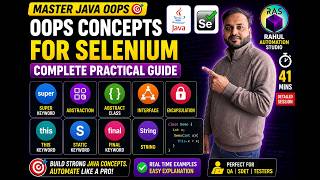 Java OOPs Concepts for Selenium | Abstraction, Interface, Encapsulation & More