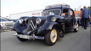 Wood Burning ! 1956 Citroen 11BL Traction Avant \u0026 Engine Sounds on My Car Story with Lou Costabile