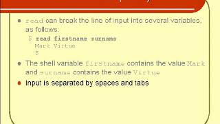 The read Command - Shell Scripting -08