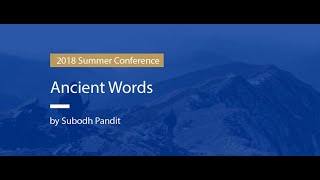 Subodh Pandit - Ancient Words