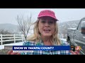 rain turned to snow in yavapai county