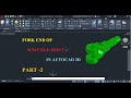 AutoCAD 3D Tutorial KNUCKLE JOINT Part 2 #fork end