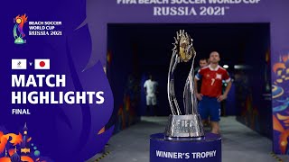 RFU v Japan | FIFA Beach Soccer World Cup 2021 Final | Match Highlights