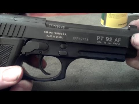 Taurus PT 92 Takedown and Cleaning Taurus PT 92 Takedown and Cleaning