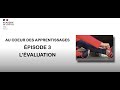 Webinaire EPS #9 - Au coeur des apprentissages - 3ème partie - L'évaluation