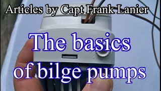 The basics of bilge pumps