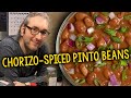 Recipe: Brian’s Chorizo-Spiced Pinto Beans (Vegan, Oil-Free, Plant-Based, Instant Pot)