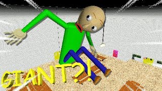 Baldi Is a Giant? | Baldi's Basics MOD