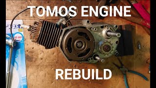 TOMOS APN6 REBUILD PART 1.  ENGINE REBUILD