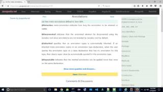 List few meta-annotations defined in Java SDK. | javapedia.net