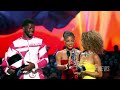 tyla and halle bailey address awkward onstage moment 2024 vmas e news