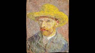 Vincent van Gogh | Self-Portrait with a Straw Hat| Paintings | Oil painting | Drawing | Art history