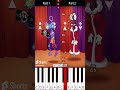 Gender Swap COMPLETE EDITON(@TOXIC_GIRL)The Amazing Digital Circus Animation - Octave Piano Tutorial