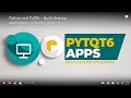 Python and PyQt6 - Build Desktop Applications | Project