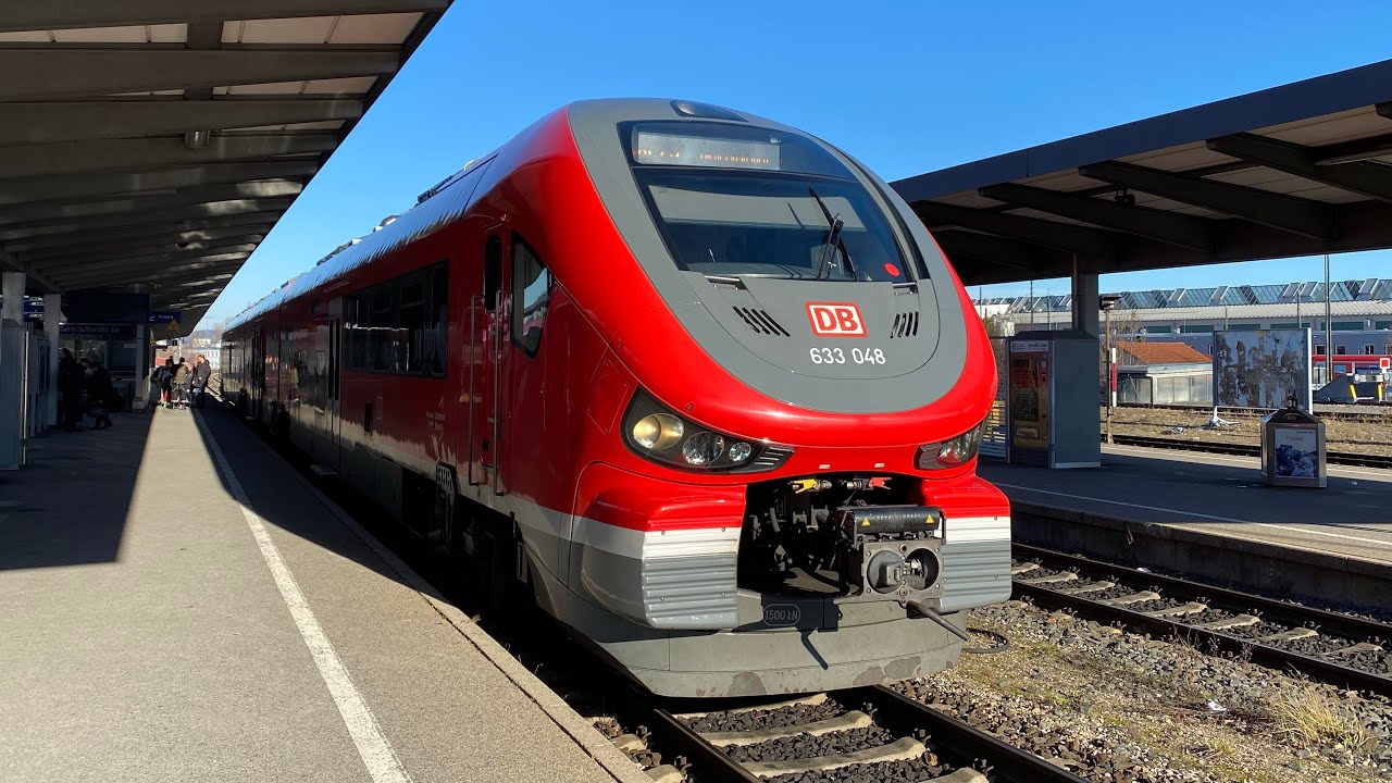 Mit Dem Pesa Link Br 633 Als RE 79 Von Augsburg Hbf Nach Kempten ...