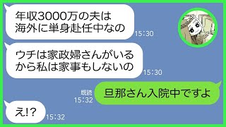 【LINE】年収3000万の高収入の旦那を自慢しマウントを取るママ友「うちは家政婦さんがいるからw」→言いたい放題のDQN女にある衝撃の事実を伝えた結果w【スカッとする話】【総集編】