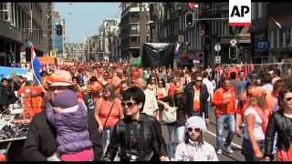 Capital turns orange as Dutch celebrate Queen's Day