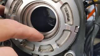 How to remove steering head bearing race from Ducati Panigale