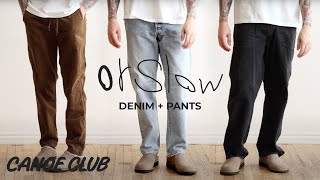 OrSlow Fall/Winter'22 [Denim+Pants] | Trying on Everything