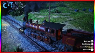 Red Dead Redemption 2 - How To Steal Trains (Free Roam Gameplay)