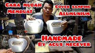 Cara mudah membuat cover samping alumunium