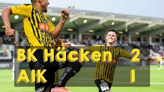 BK Häcken - AIK (2-1) Allsvenskan 2021