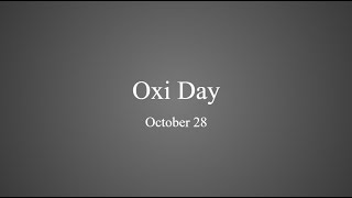 Happy Oxi Day!