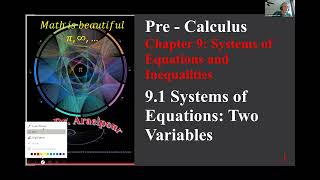 2024 Fall Sec 9.1 Systems of Equations Two Variables