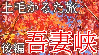 紅葉真っ盛り♪群馬 吾妻峡(後編)【グルメ・観光・旅行動画・女ひとり旅】