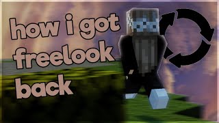 how i got freelook back | solo bedwars