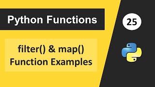 filter and map Examples in Python | Python Tutorial for Beginners in Hindi