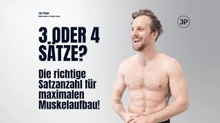 3 oder 4 Sätze für Muskelaufbau?