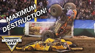 15 Minutes of Maximum Destruction! | Monster Jam