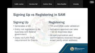 Registering in SAM.gov