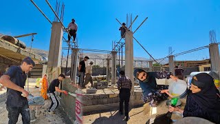 Installing Metal Jacks for Amir’s Roof + Plastering Hasan’s Walls