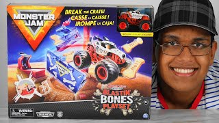 Break The Crate Blastin' Bones Monster Jam Playset
