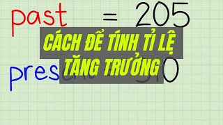 Cách để Tính tỉ lệ tăng trưởng | WikiHow Tiếng Việt | Vietnamese