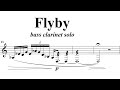 Flyby (bass clarinet solo), by David Bennett Thomas