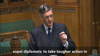 Jacob Rees-Mogg urges action on China