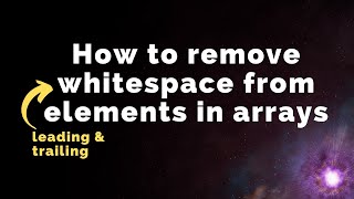 Remove whitespace from string in an array in ruby