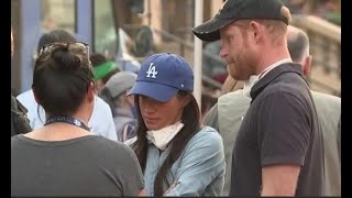 Prince Harry and Duchess Meghan in Pasadena January 10,2025