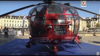 VANNES | Hélico Alouette III Congrés Pompiers 2019  | TV Quiberon 24/7