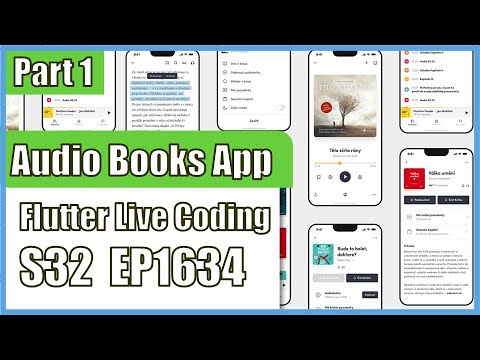 Flutter Flutter Live Coding Ep1634 Audio Books App Ui Part 1 Youtube