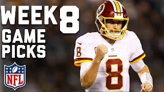 Week 8 Game Picks in Under 3 Minutes ⏱🏈 | NFL