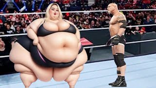 Gold berg Vs Girl Sumo | WWE Full Extem Rules