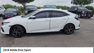 2018 Honda Civic San Marcos Toyota Texas JU203362T