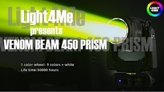 Light4Me  - VENOM BEAM 450 PRISM - głowica ruchoma LED