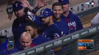 TEX@HOU: Odor plates Holaday with single off the wall