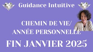 ⭐️💎 GUIDANCE PAR CHEMIN DE VIE ET ANNÉE PERSONNELLE - FIN-JANVIER 2025 ✨🍀